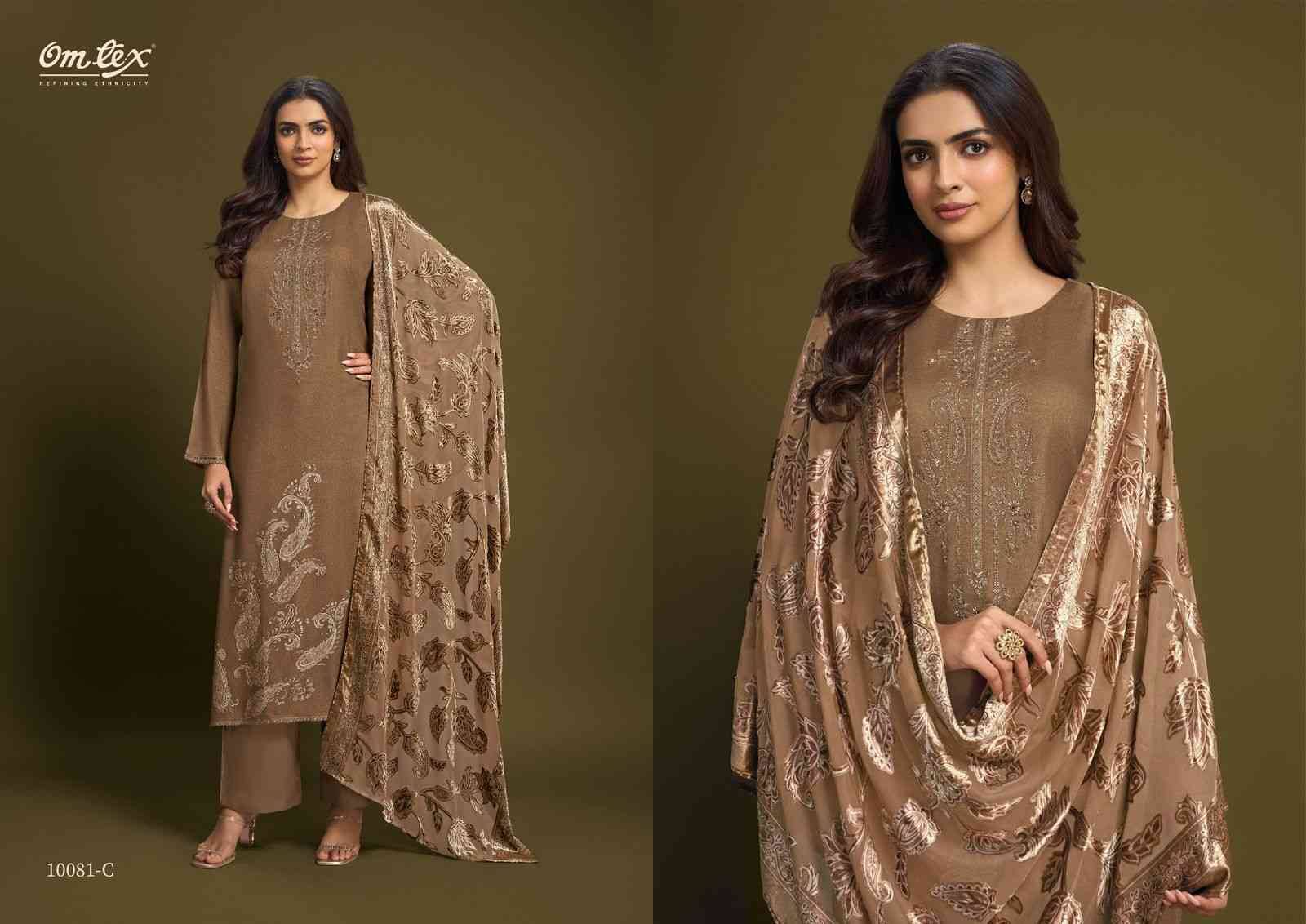 Nimaya Vol-3 By Om Tex 10081-A To 10081-D Series Beautiful Festive Suits Colorful Stylish Fancy Casual Wear & Ethnic Wear Pure Pashmina Dresses At Wholesale Price