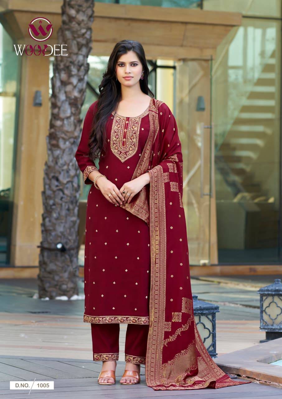 Hansika By Woodee 1001 To 1006 Series Designer Stylish Fancy Colorful Beautiful Party Wear & Ethnic Wear Collection Premium Viscose Vertican Dresses At Wholesale Price