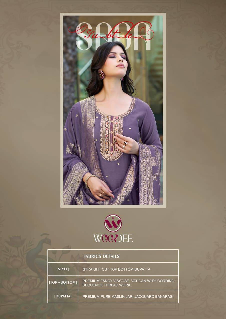 Hansika By Woodee 1001 To 1006 Series Designer Stylish Fancy Colorful Beautiful Party Wear & Ethnic Wear Collection Premium Viscose Vertican Dresses At Wholesale Price