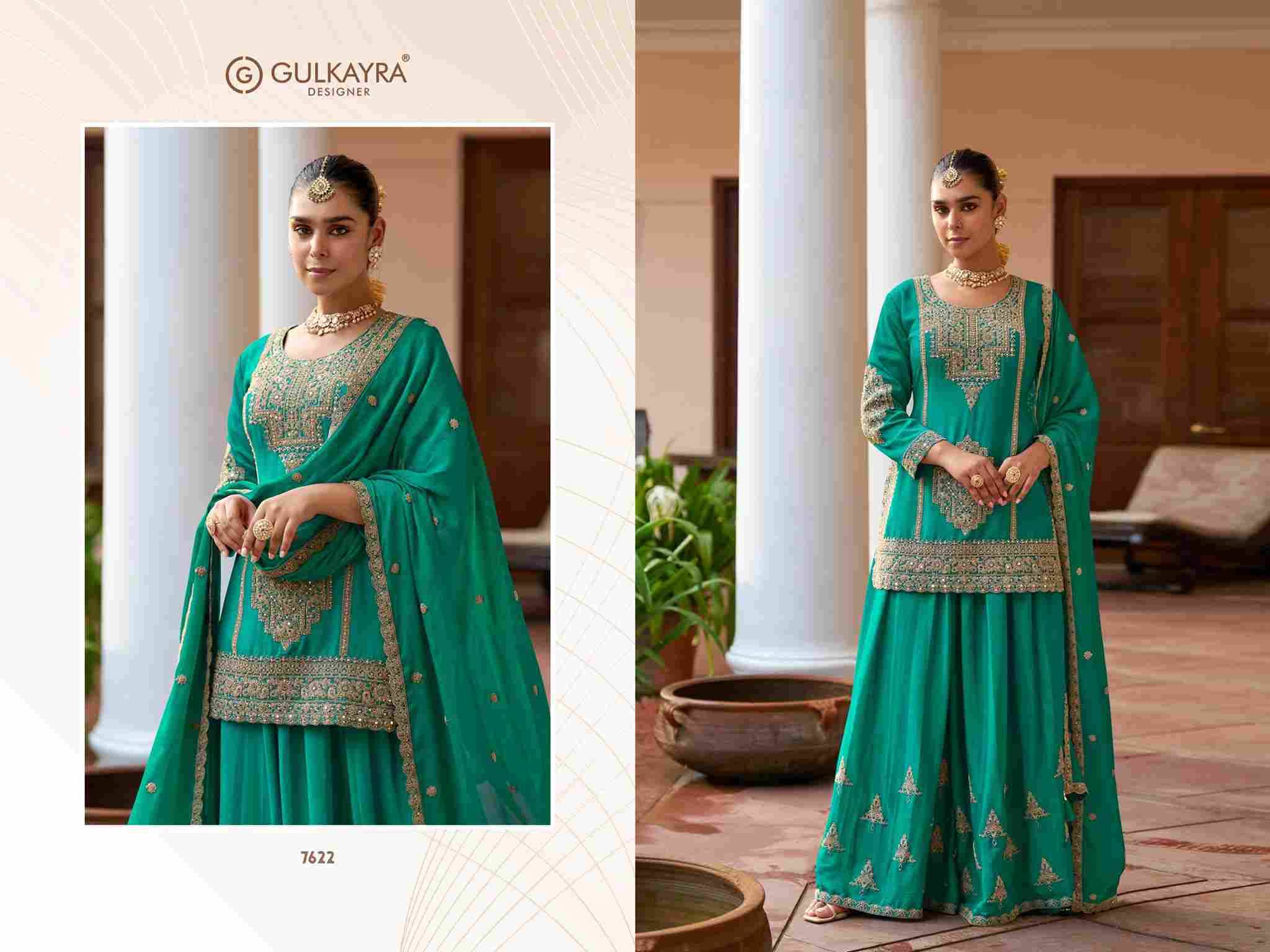 Varnika By Gulkayra Designer 7622 To 7624 Series Beautiful Suits Colorful Stylish Fancy Casual Wear & Ethnic Wear Chinnon Dresses At Wholesale Price