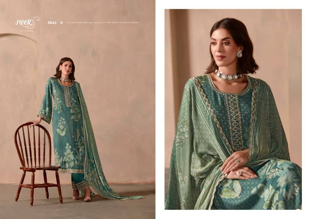 Classic By Kimora Fashion 9841 To 9846 Series Designer Festive Suits Collection Beautiful Stylish Fancy Colorful Party Wear & Occasional Wear Pure Muslin Dresses At Wholesale Price