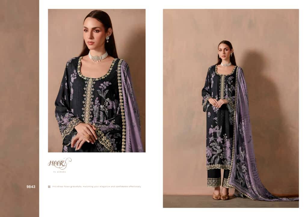 Classic By Kimora Fashion 9841 To 9846 Series Designer Festive Suits Collection Beautiful Stylish Fancy Colorful Party Wear & Occasional Wear Pure Muslin Dresses At Wholesale Price