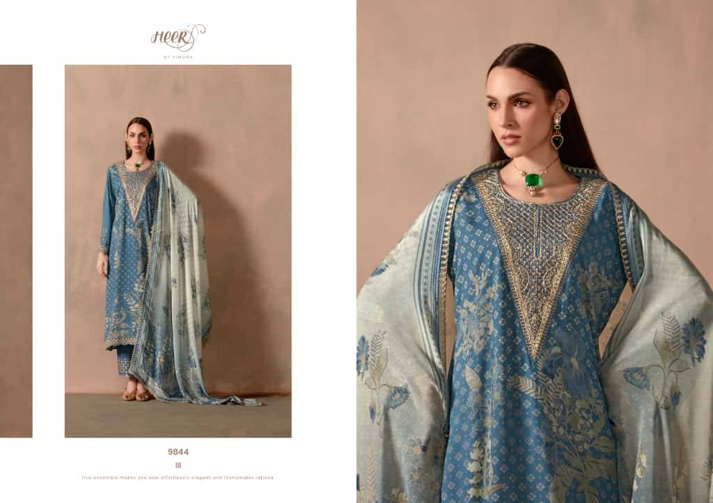 Classic By Kimora Fashion 9841 To 9846 Series Designer Festive Suits Collection Beautiful Stylish Fancy Colorful Party Wear & Occasional Wear Pure Muslin Dresses At Wholesale Price