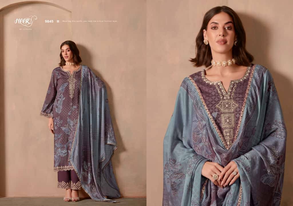 Classic By Kimora Fashion 9841 To 9846 Series Designer Festive Suits Collection Beautiful Stylish Fancy Colorful Party Wear & Occasional Wear Pure Muslin Dresses At Wholesale Price