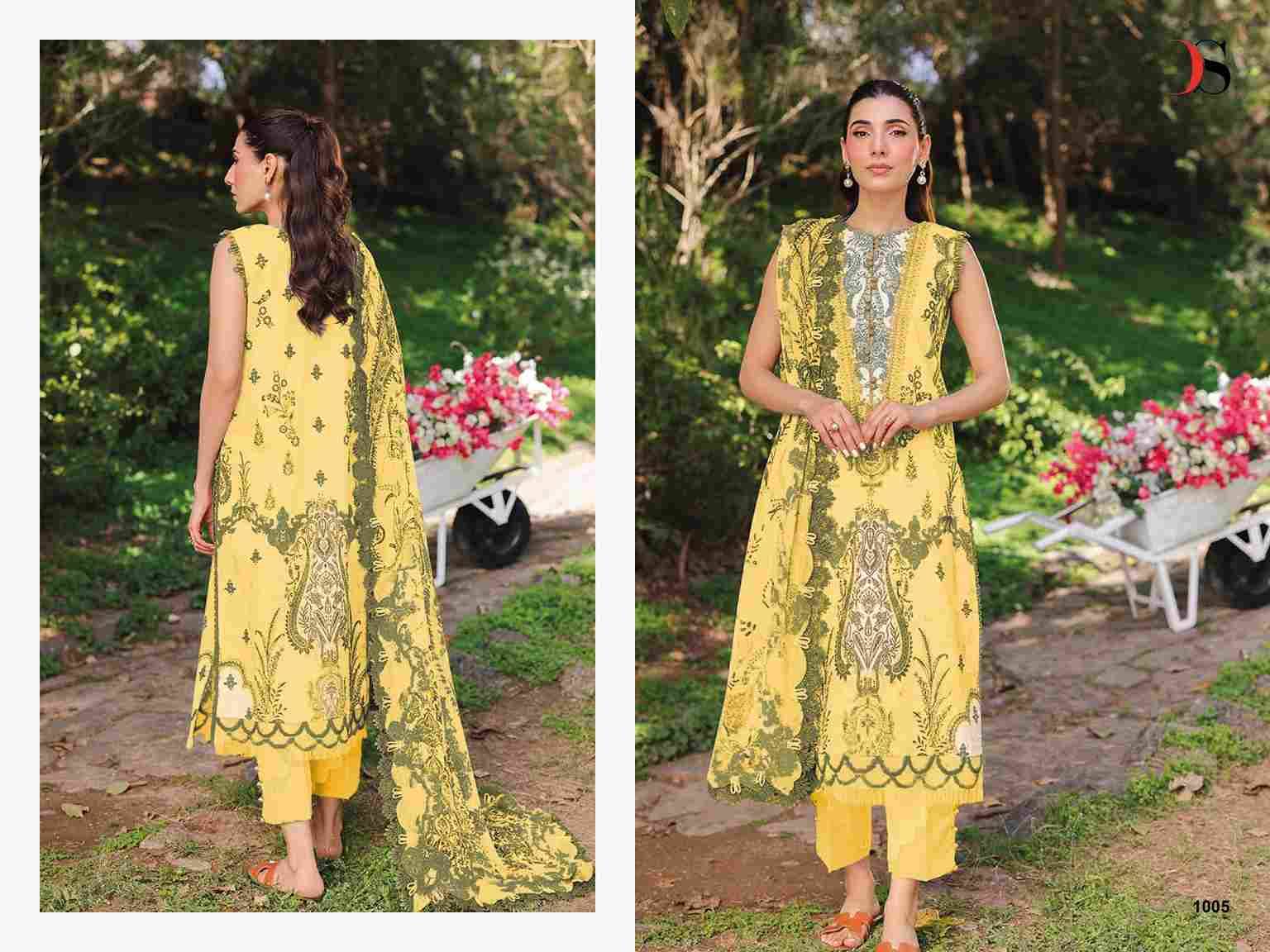 Jade Bliss Lawn-25 Vol-2 By Deepsy Suits 1001 To 1006 Series Designer Pakistani Suits Beautiful Stylish Fancy Colorful Party Wear & Occasional Wear Pure Cotton Dresses At Wholesale Price