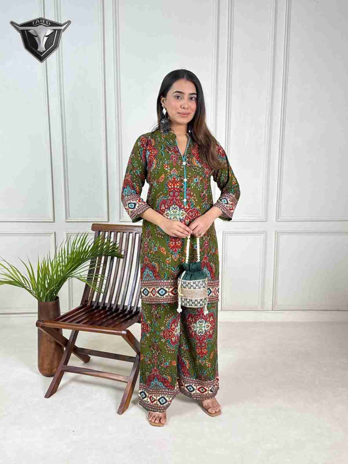 K-427 By Fashid Wholesale 01 To 16 Series Beautiful Suits Stylish Fancy Colorful Party Wear & Occasional Wear Rayon Print Co-Ord At Wholesale Price