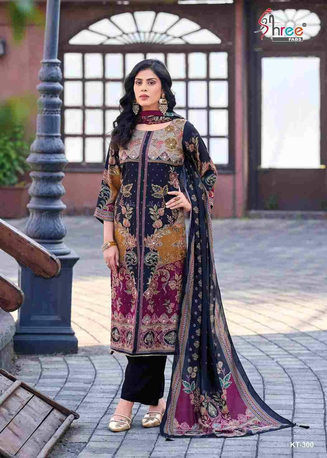 Shree Fabs Hit Design Kt-300 By Shree Fabs Designer Pakistani Suits Beautiful Fancy Stylish Colorful Party Wear & Occasional Wear Pure Viscose Muslin Embroidery Dresses At Wholesale Price