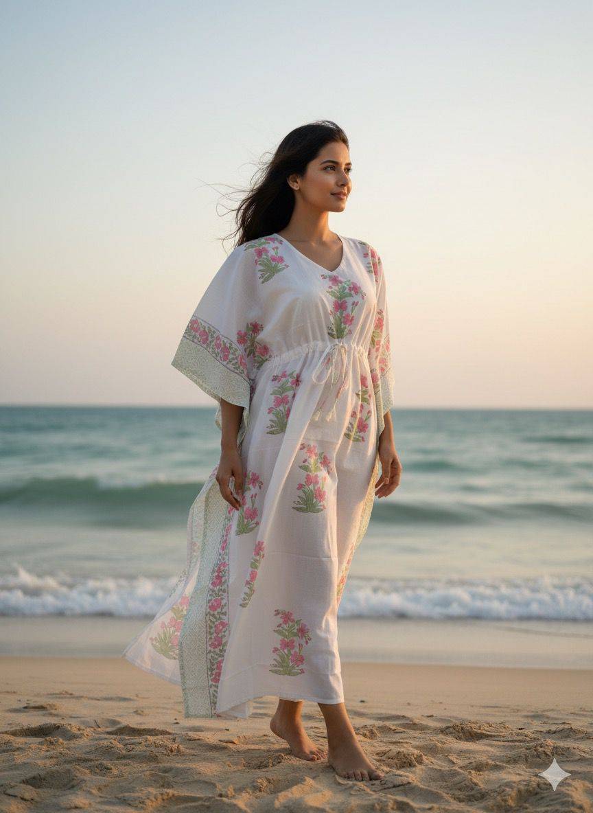 K-428 By Fashid Wholesale 01 To 16 Series Designer Stylish Fancy Colorful Beautiful Party Wear & Ethnic Wear Collection Cotton Slub Kaftan At Wholesale Price