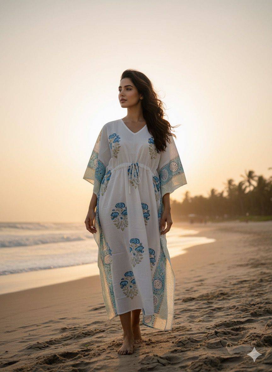 K-428 By Fashid Wholesale 01 To 16 Series Designer Stylish Fancy Colorful Beautiful Party Wear & Ethnic Wear Collection Cotton Slub Kaftan At Wholesale Price