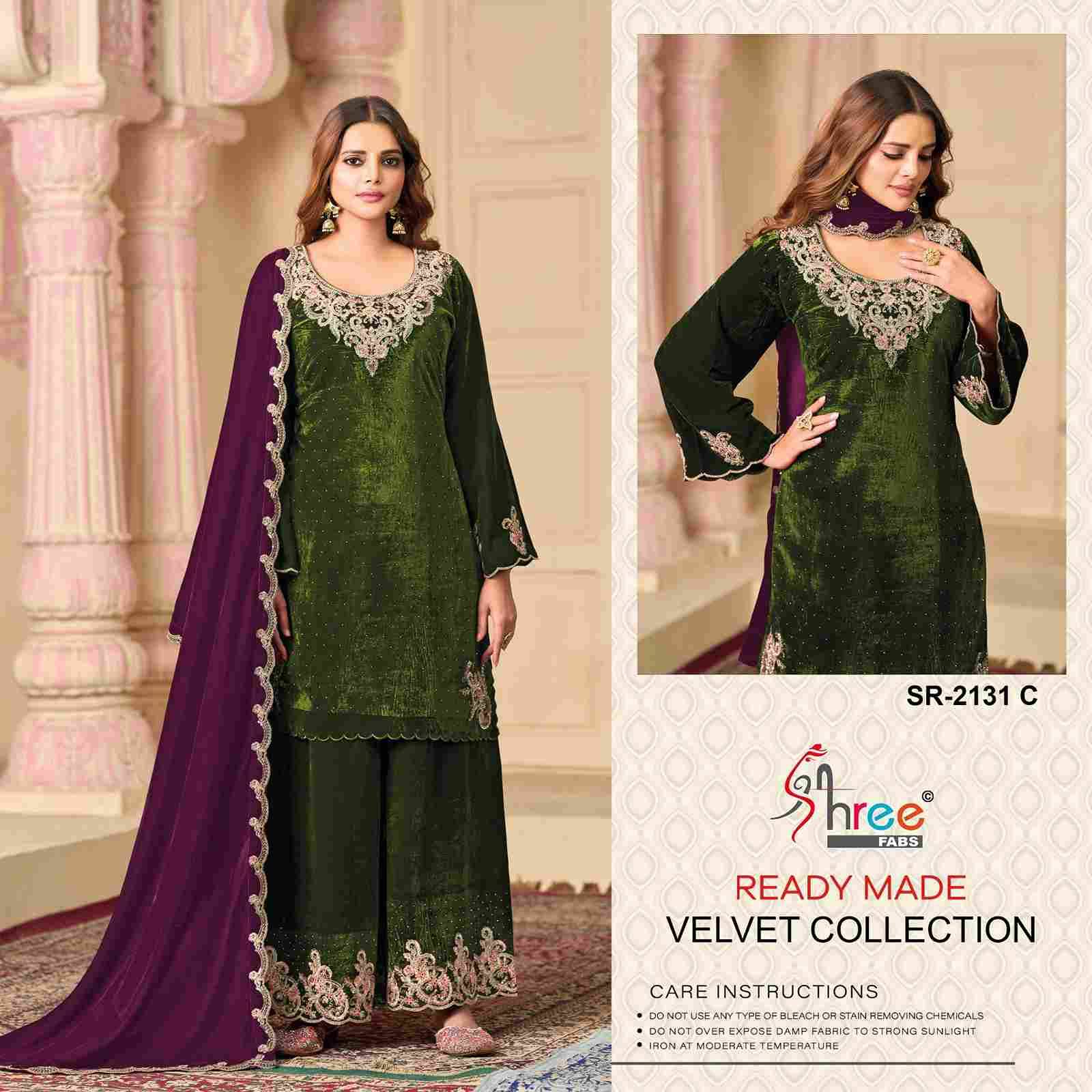 Shree Fabs Hit Design R-2131 Colours By Shree Fabs R-2131-A To R-2131-D Series Designer Pakistani Suits Collection Beautiful Stylish Fancy Colorful Party Wear & Occasional Wear Premium Velvet Dresses At Wholesale Price