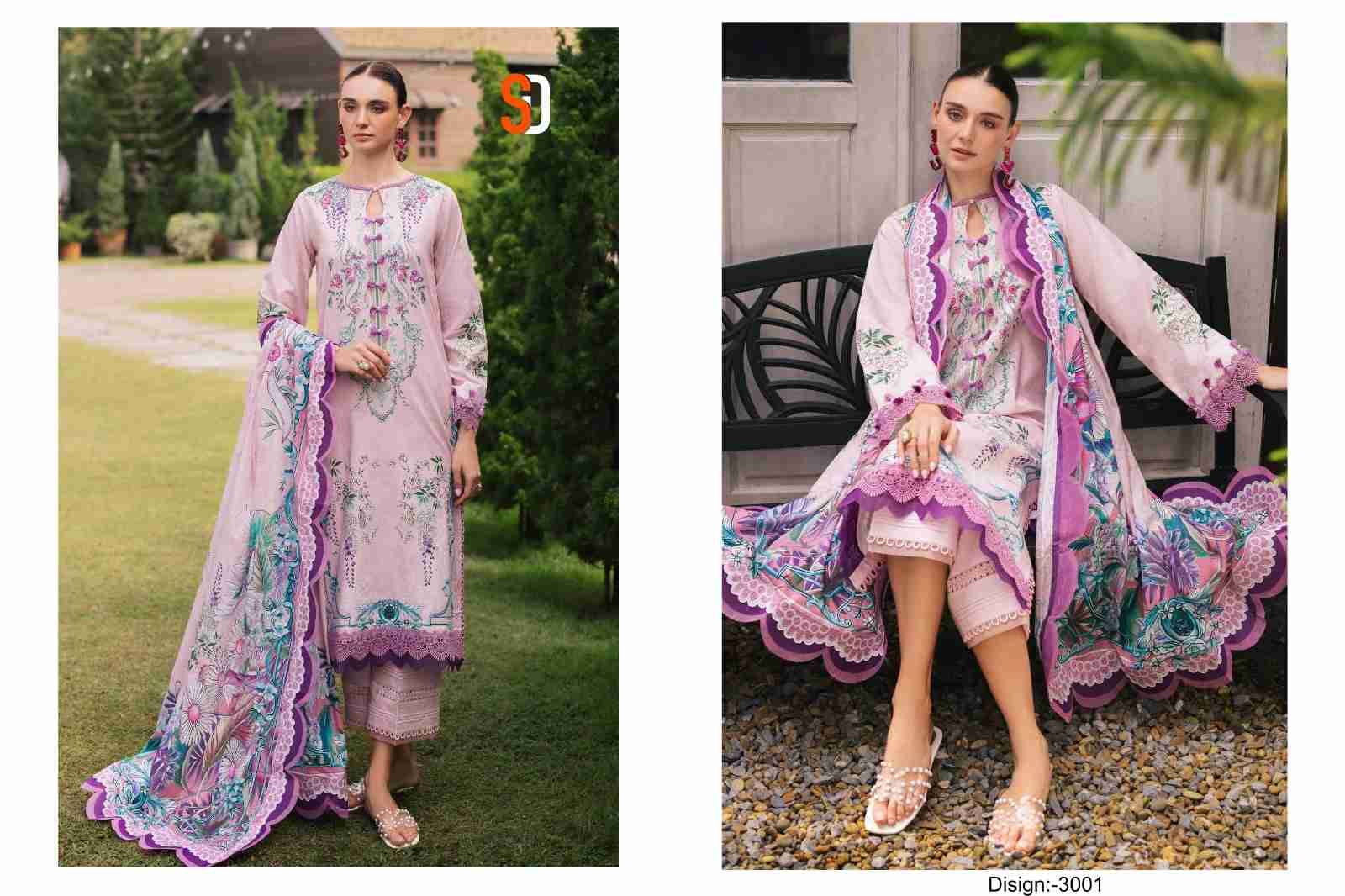 Jade Urbane Vol-3 By Shraddha Designer 3001 To 3004 Series Designer Pakistani Suits Beautiful Stylish Fancy Colorful Party Wear & Occasional Wear Lawn Cotton Print Dresses At Wholesale Price