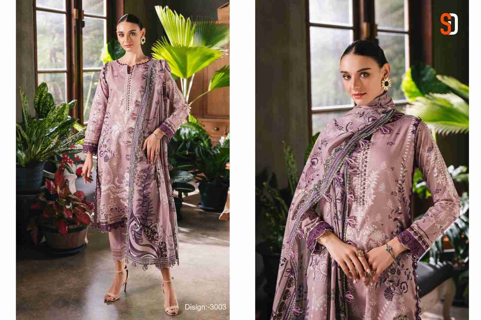 Jade Urbane Vol-3 By Shraddha Designer 3001 To 3004 Series Designer Pakistani Suits Beautiful Stylish Fancy Colorful Party Wear & Occasional Wear Lawn Cotton Print Dresses At Wholesale Price