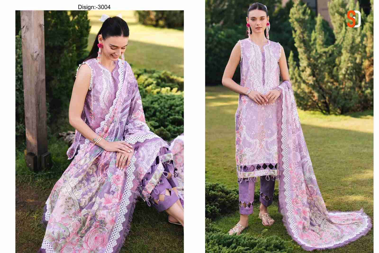 Jade Urbane Vol-3 By Shraddha Designer 3001 To 3004 Series Designer Pakistani Suits Beautiful Stylish Fancy Colorful Party Wear & Occasional Wear Lawn Cotton Print Dresses At Wholesale Price