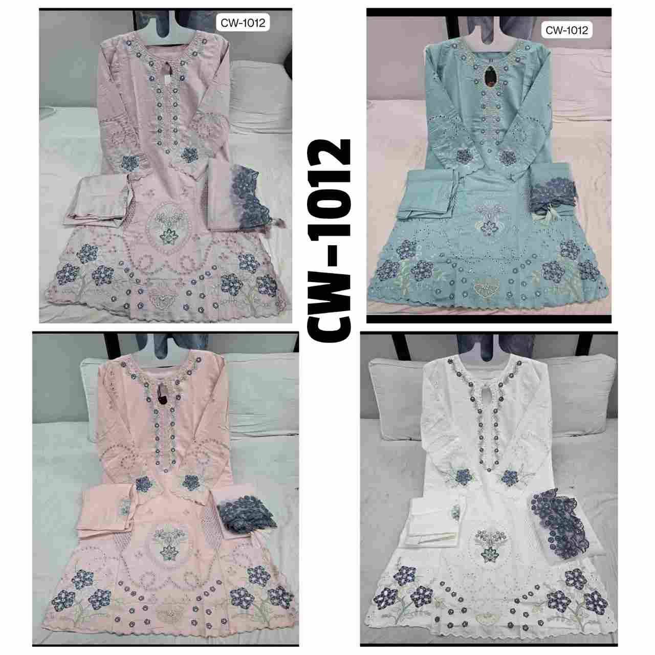 CW-1012 Colours By Mushk 1012-A To 1012-D Series Beautiful Winter Collection Pakistani Suits Stylish Fancy Colorful Casual Wear & Ethnic Wear Roman Silk Dresses At Wholesale Price