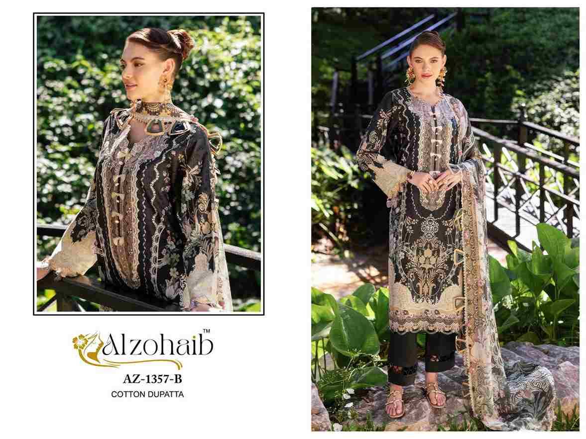 Humaira Vol-1 By Alzohaib Series Beautiful Pakistani Suits Stylish Fancy Colorful Party Wear & Occasional Wear Pure Cotton Print Dresses At Wholesale Price