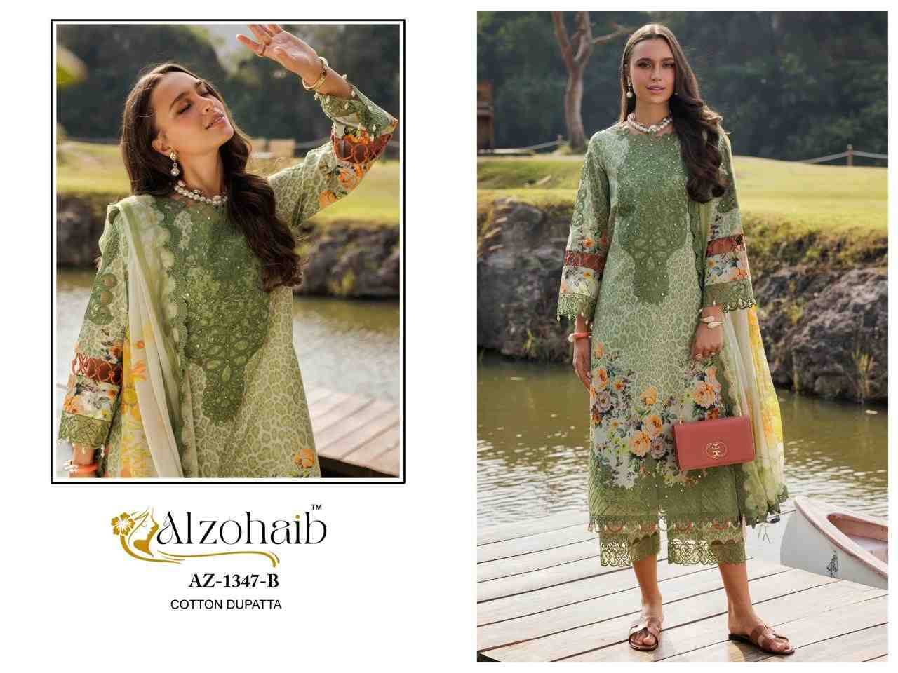 Aamina Vol-1 By Alzohaib Series Beautiful Pakistani Suits Stylish Fancy Colorful Party Wear & Occasional Wear Pure Cotton Print Dresses At Wholesale Price