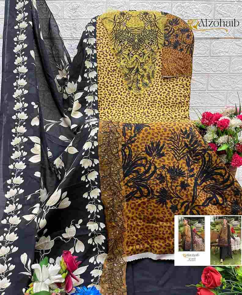 Aamina Vol-1 By Alzohaib Series Beautiful Pakistani Suits Stylish Fancy Colorful Party Wear & Occasional Wear Pure Cotton Print Dresses At Wholesale Price