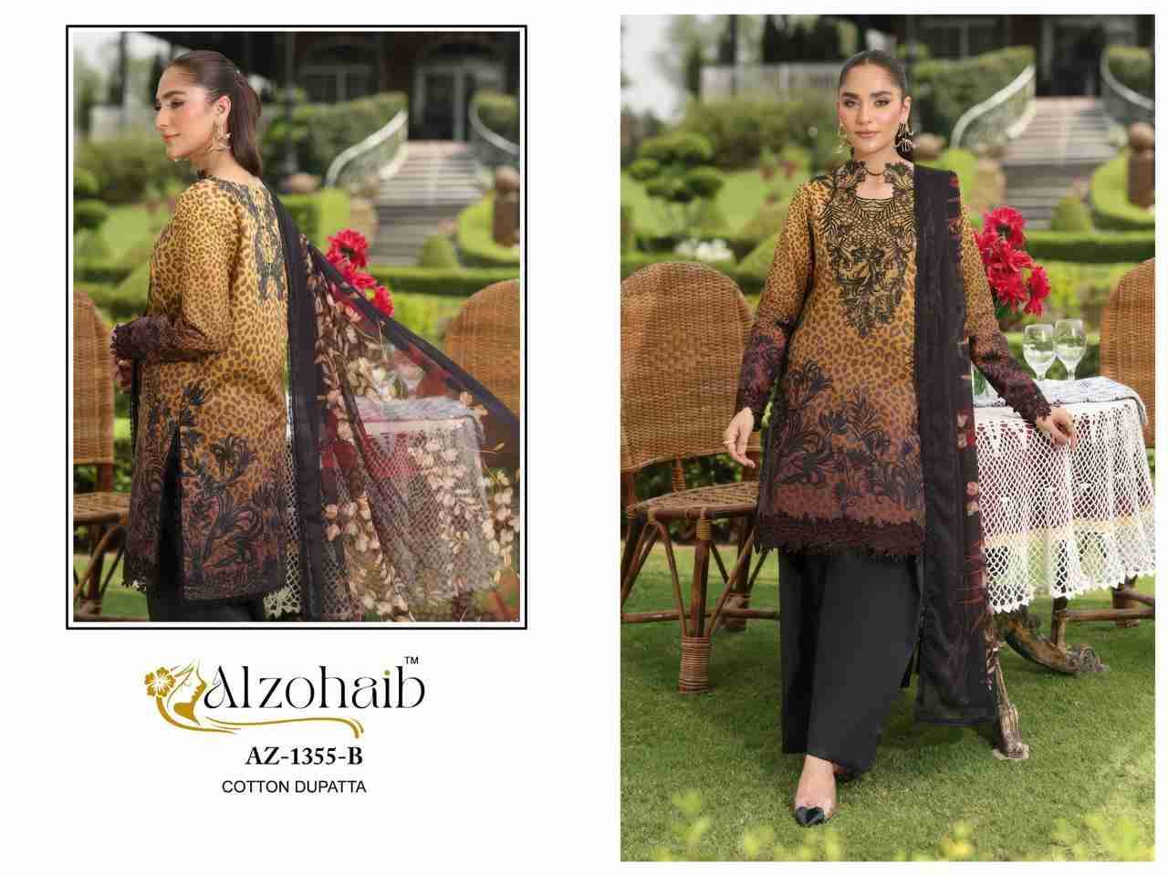 Aamina Vol-1 By Alzohaib Series Beautiful Pakistani Suits Stylish Fancy Colorful Party Wear & Occasional Wear Pure Cotton Print Dresses At Wholesale Price