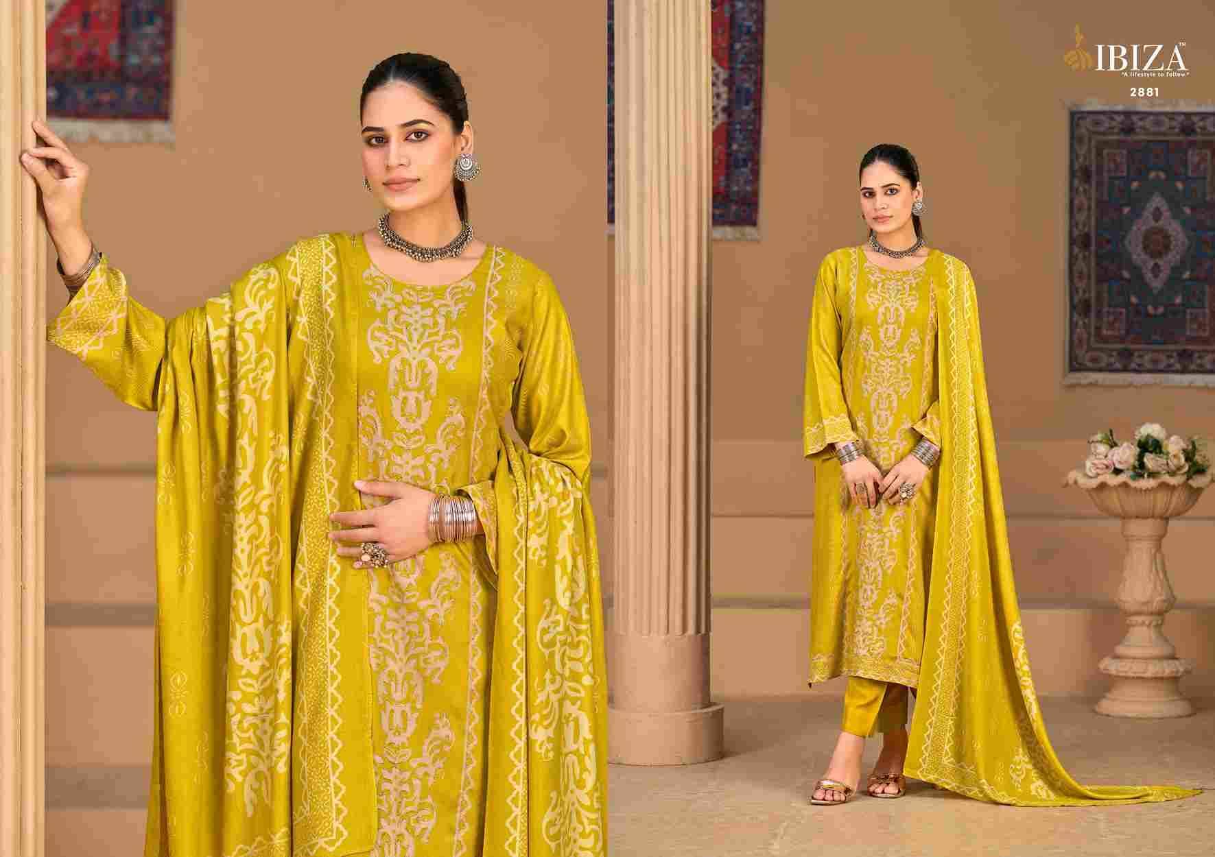 Italian Vega By Ibiza 2881 To 2884 Series Beautiful Festive Suits Colorful Stylish Fancy Casual Wear & Ethnic Wear Pure Viscose Pashmina Dresses At Wholesale Price