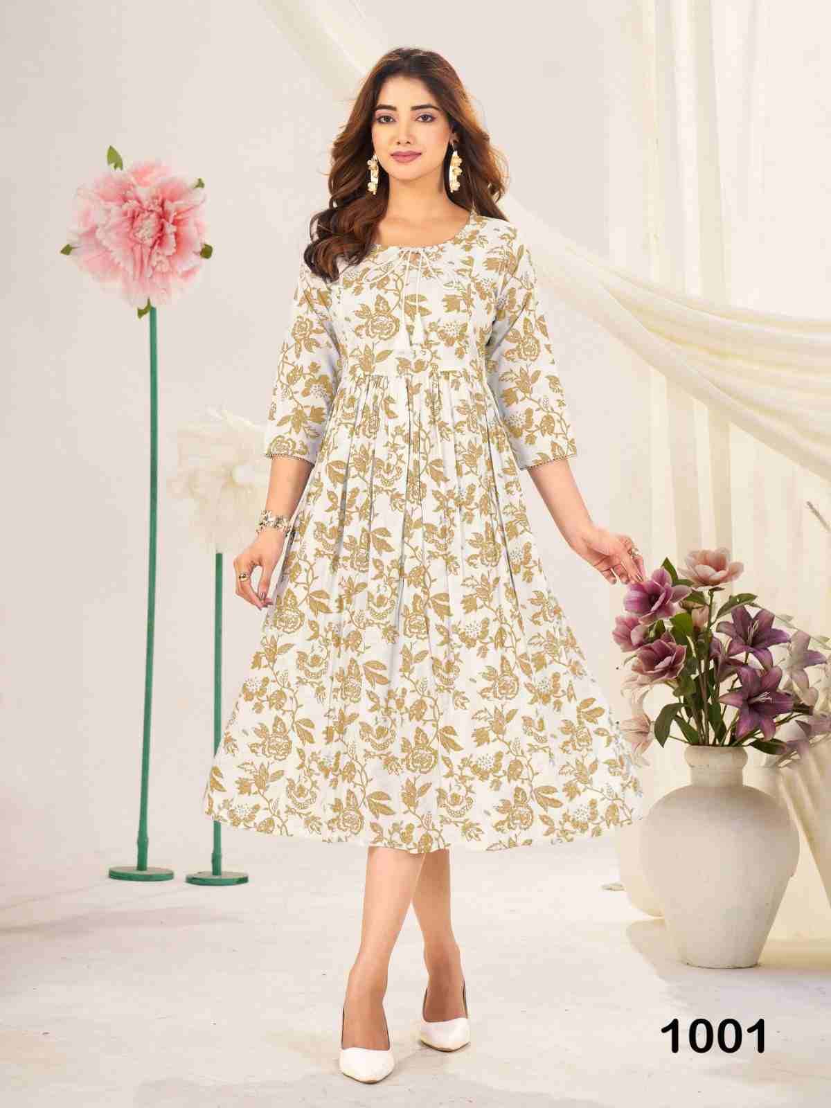 Classmate By Blue Hills 1001 To 1008 Series Designer Stylish Fancy Colorful Beautiful Party Wear & Ethnic Wear Collection Rayon Foil Kurtis At Wholesale Price