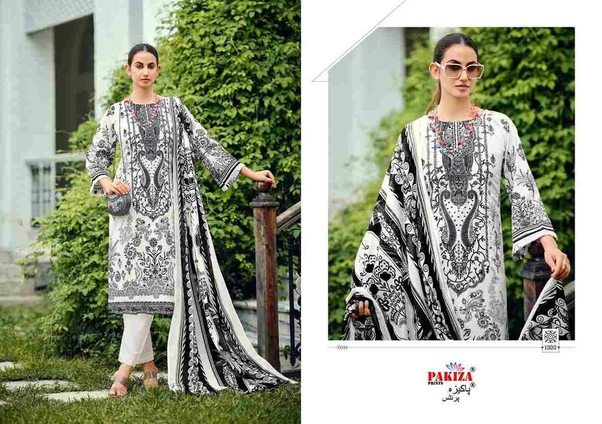 Zeenat Vol-13 By Pakiza Prints 1301 To 1310 Series Beautiful Festive Suits Stylish Fancy Colorful Party Wear & Occasional Wear Lawn Cotton Dresses At Wholesale Price