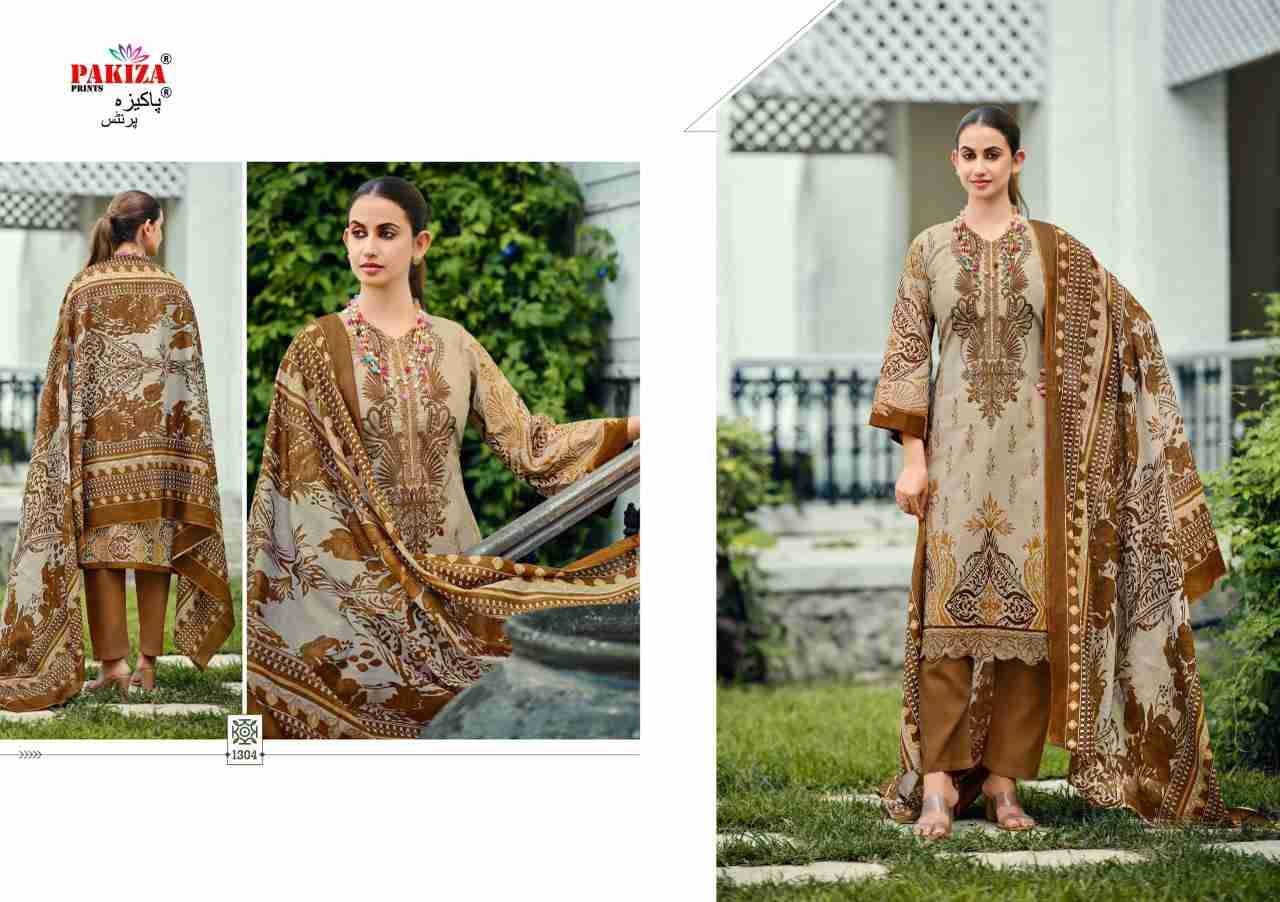 Zeenat Vol-13 By Pakiza Prints 1301 To 1310 Series Beautiful Festive Suits Stylish Fancy Colorful Party Wear & Occasional Wear Lawn Cotton Dresses At Wholesale Price
