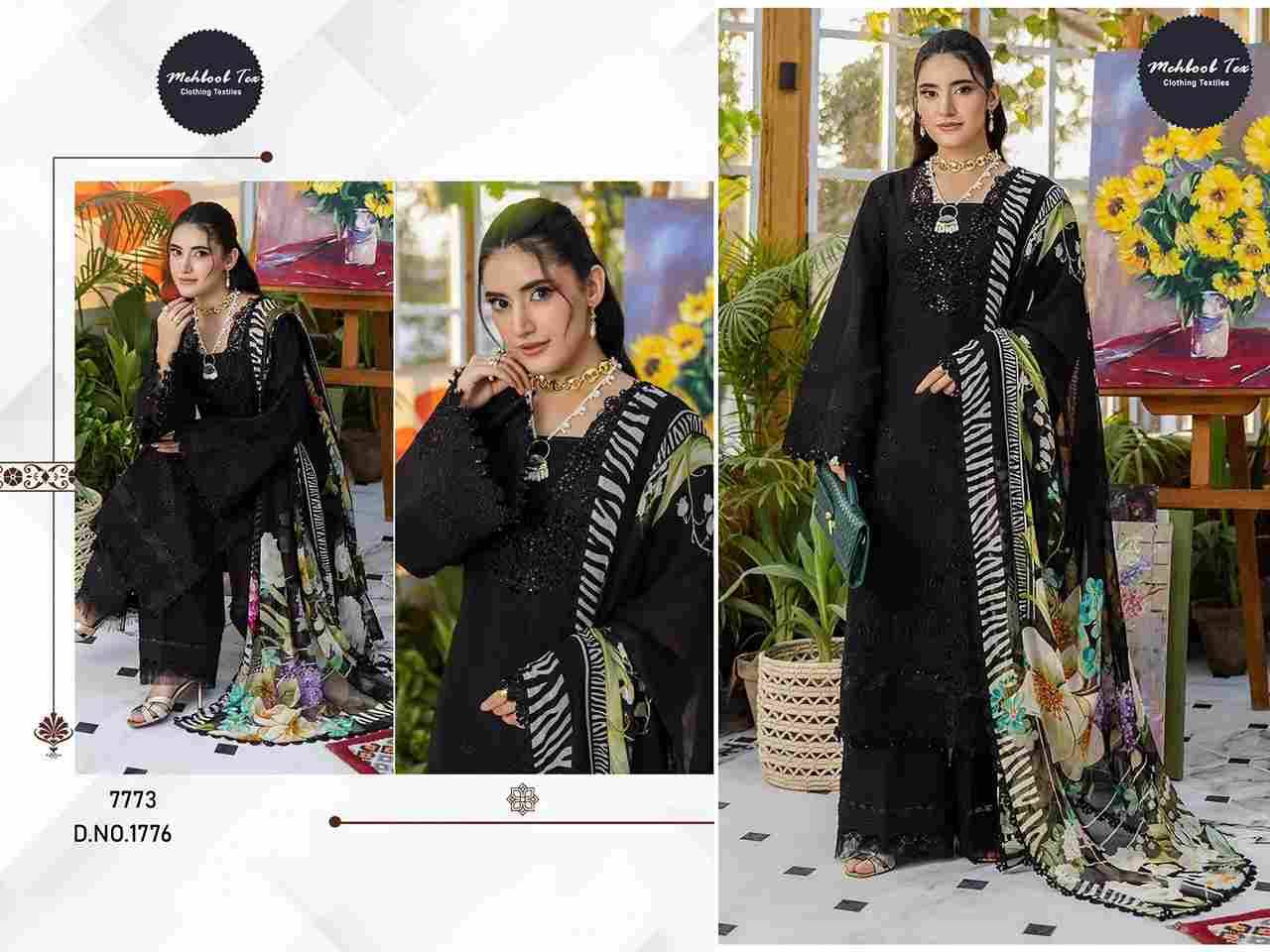 Mehboob Tex 1776 Series By Mehboob Tex 1776 To 1777 Series Beautiful Pakistani Suits Stylish Fancy Colorful Party Wear & Occasional Wear Pure Cotton Dresses At Wholesale Price