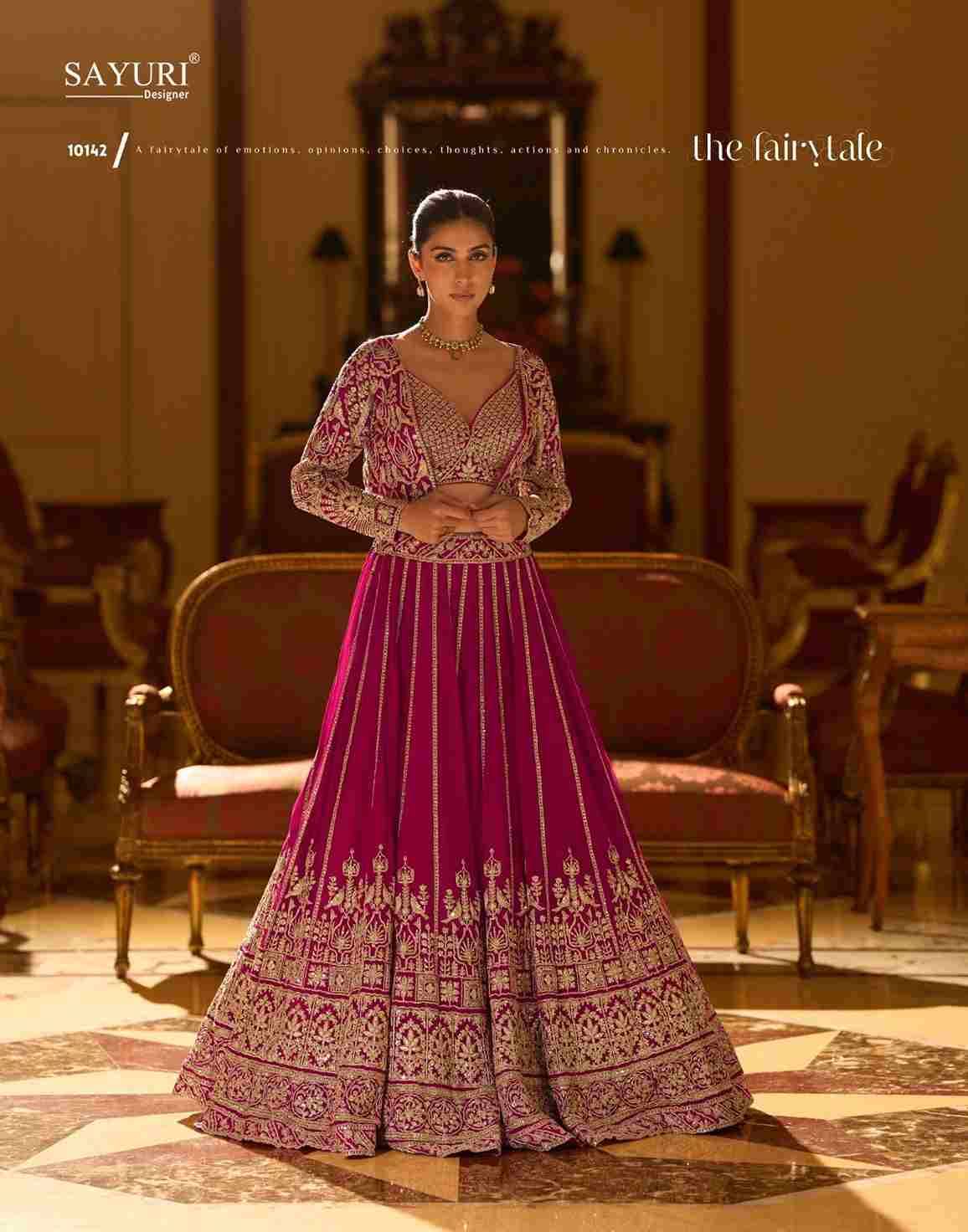 Kamini By Sayuri 10342 To 10343 Series Festive Wear Collection Beautiful Stylish Colorful Fancy Party Wear & Occasional Wear Georgette Lehengas At Wholesale Price
