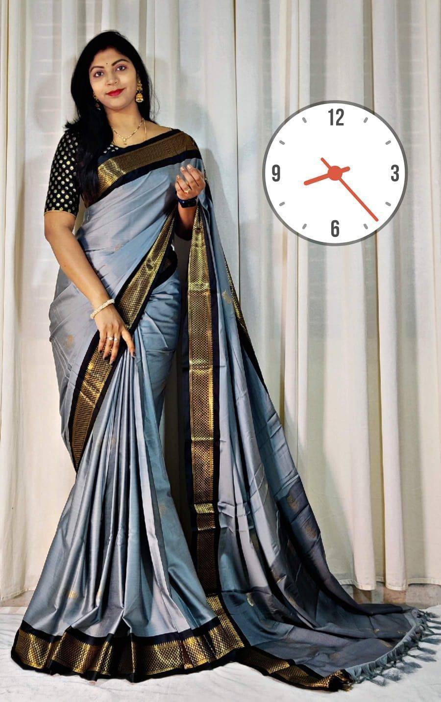 Ab-108 By Fashid Wholesale 01 To 16 Series Indian Traditional Wear Collection Beautiful Stylish Fancy Colorful Party Wear & Occasional Wear Pure Mercerized Soft Silk Sarees At Wholesale Price