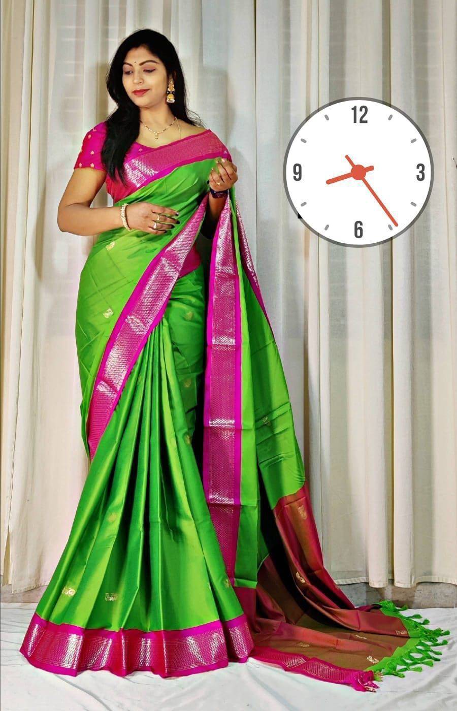 Ab-108 By Fashid Wholesale 01 To 16 Series Indian Traditional Wear Collection Beautiful Stylish Fancy Colorful Party Wear & Occasional Wear Pure Mercerized Soft Silk Sarees At Wholesale Price