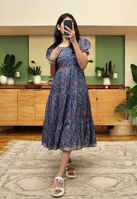 Pv-Gown Vol-7 By Fashid Wholesale 01 To 05 Series Designer Beautiful Collection Occasional Wear & Party Wear Pure Cotton Silk Gowns At Wholesale Price