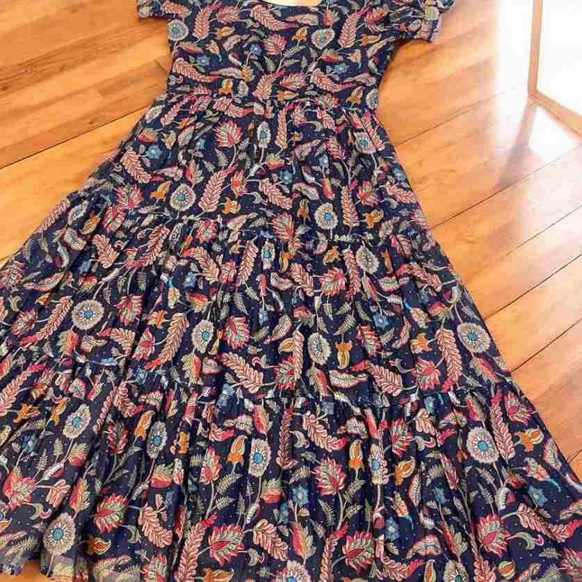 Pv-Gown Vol-7 By Fashid Wholesale 01 To 05 Series Designer Beautiful Collection Occasional Wear & Party Wear Pure Cotton Silk Gowns At Wholesale Price