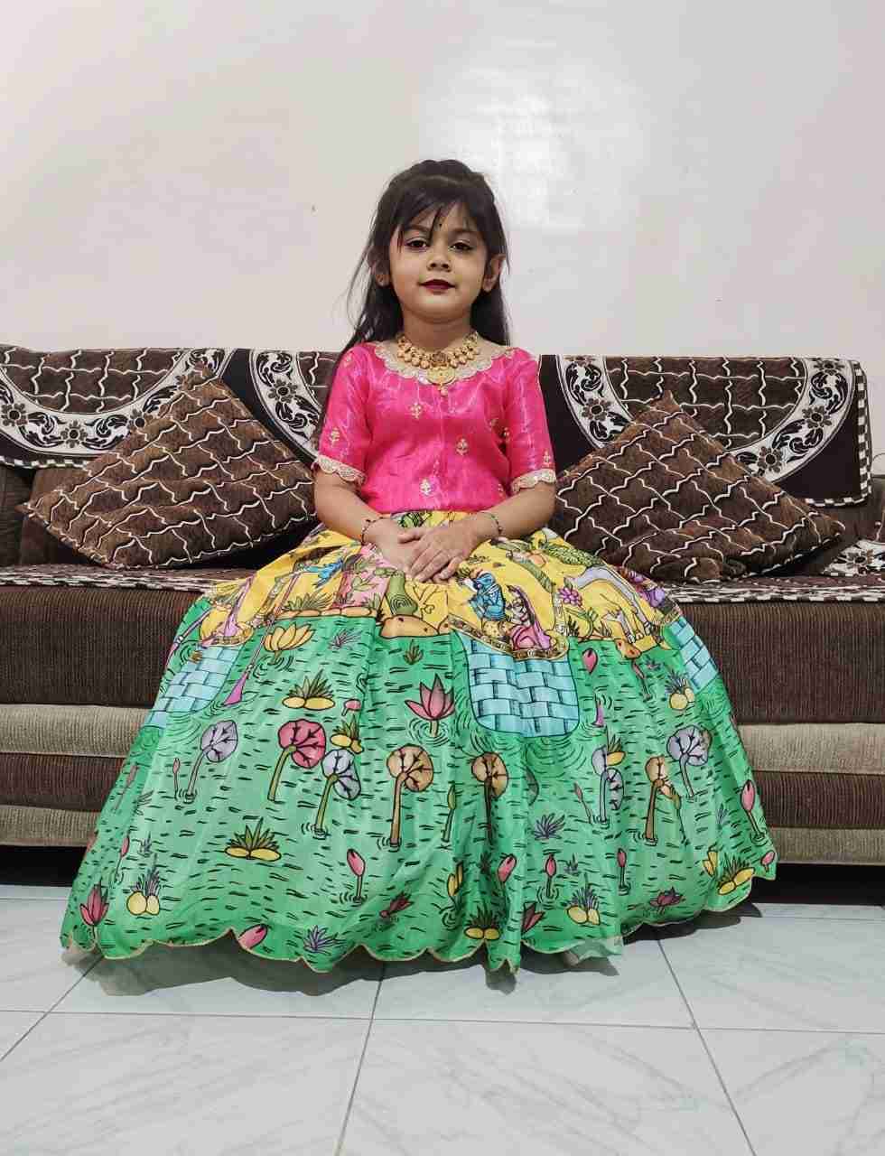 Pv-Kids-Gown Vol-16 By Fashid Wholesale 01 To 04 Series Designer Beautiful Collection Occasional Wear & Party Wear Pure Chinnon Silk Gowns At Wholesale Price