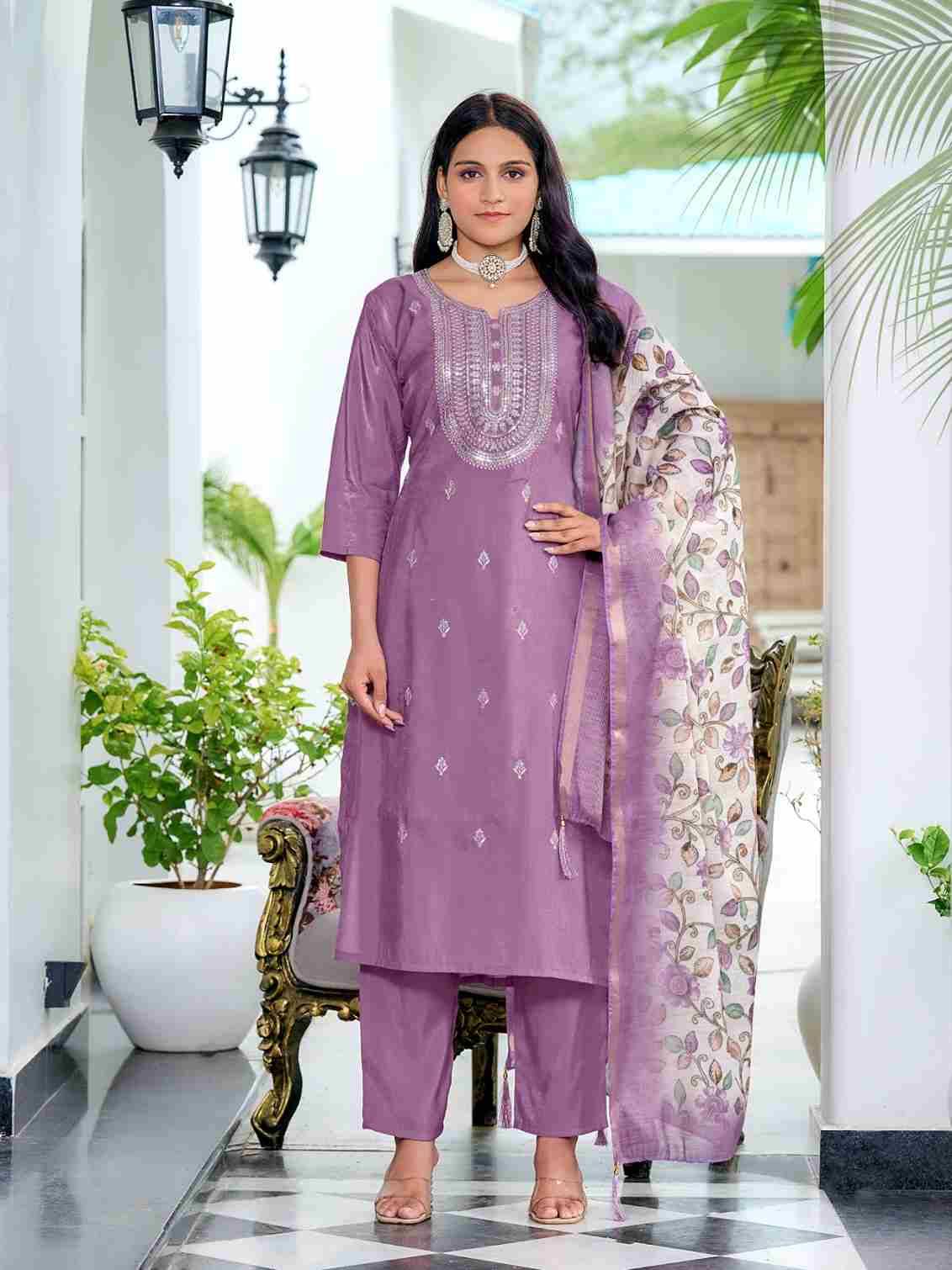 Krupa By Aanchi 1001 To 1004 Series Beautiful Suits Colorful Stylish Fancy Casual Wear & Ethnic Wear Roman Shimmer Dresses At Wholesale Price