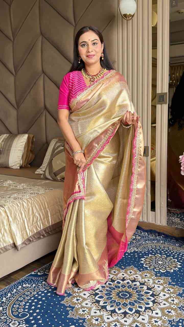 Vv-48 By Fashid Wholesale Indian Traditional Wear Collection Beautiful Stylish Fancy Colorful Party Wear & Occasional Wear Soft Tissue Silk Sarees At Wholesale Price
