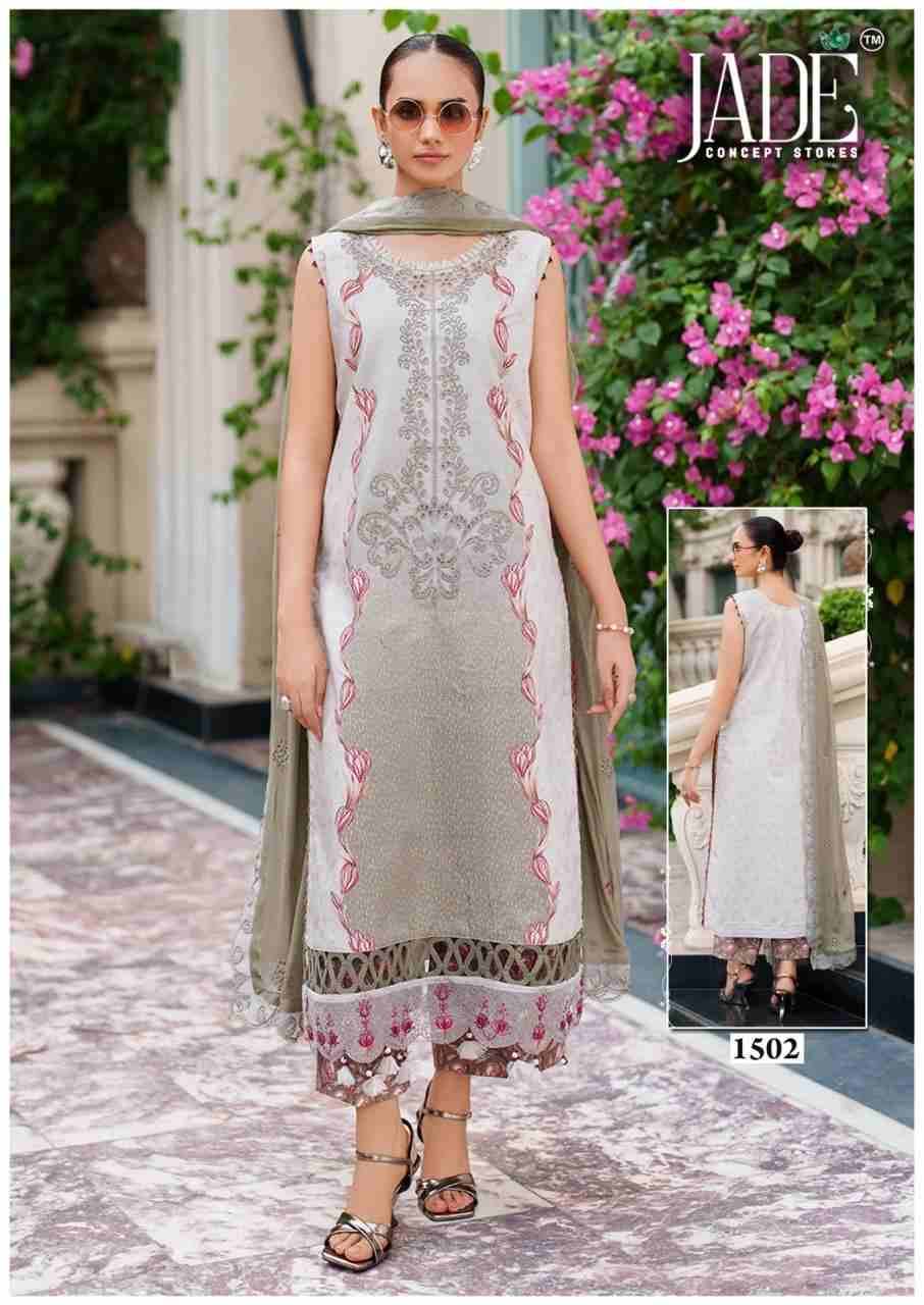 Bin Saeed Vol-15 By Jade 1501 To 1506 Series Beautiful Festive Suits Stylish Fancy Colorful Casual Wear & Ethnic Wear Pure Lawn Cotton Print Dresses At Wholesale Price