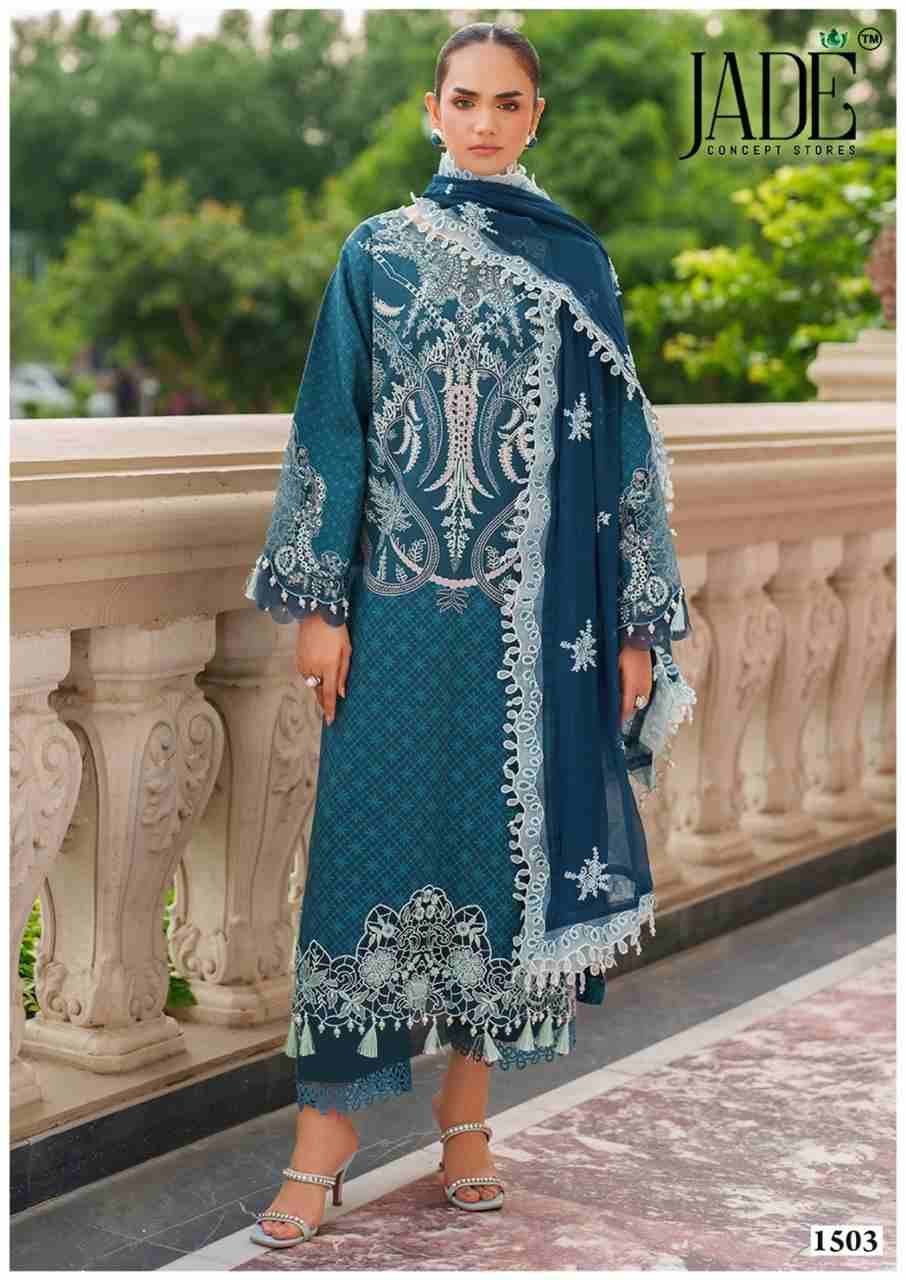 Bin Saeed Vol-15 By Jade 1501 To 1506 Series Beautiful Festive Suits Stylish Fancy Colorful Casual Wear & Ethnic Wear Pure Lawn Cotton Print Dresses At Wholesale Price
