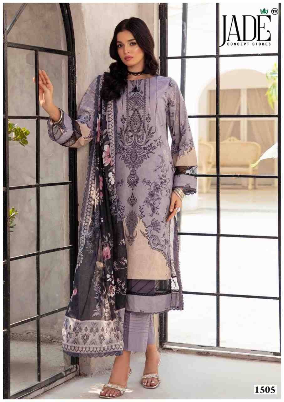 Bin Saeed Vol-15 By Jade 1501 To 1506 Series Beautiful Festive Suits Stylish Fancy Colorful Casual Wear & Ethnic Wear Pure Lawn Cotton Print Dresses At Wholesale Price
