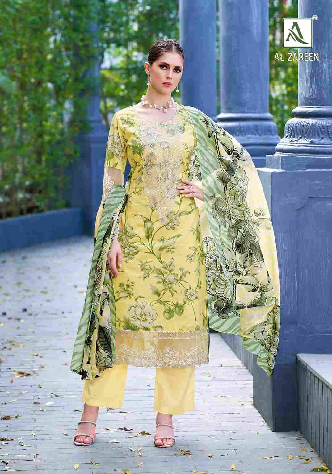 Al Zareen By Alok Suit 2110-919-01 To 2110-919-06 Series Beautiful Festive Suits Stylish Fancy Colorful Casual Wear & Ethnic Wear Pure Cambric Cotton Print Dresses At Wholesale Price