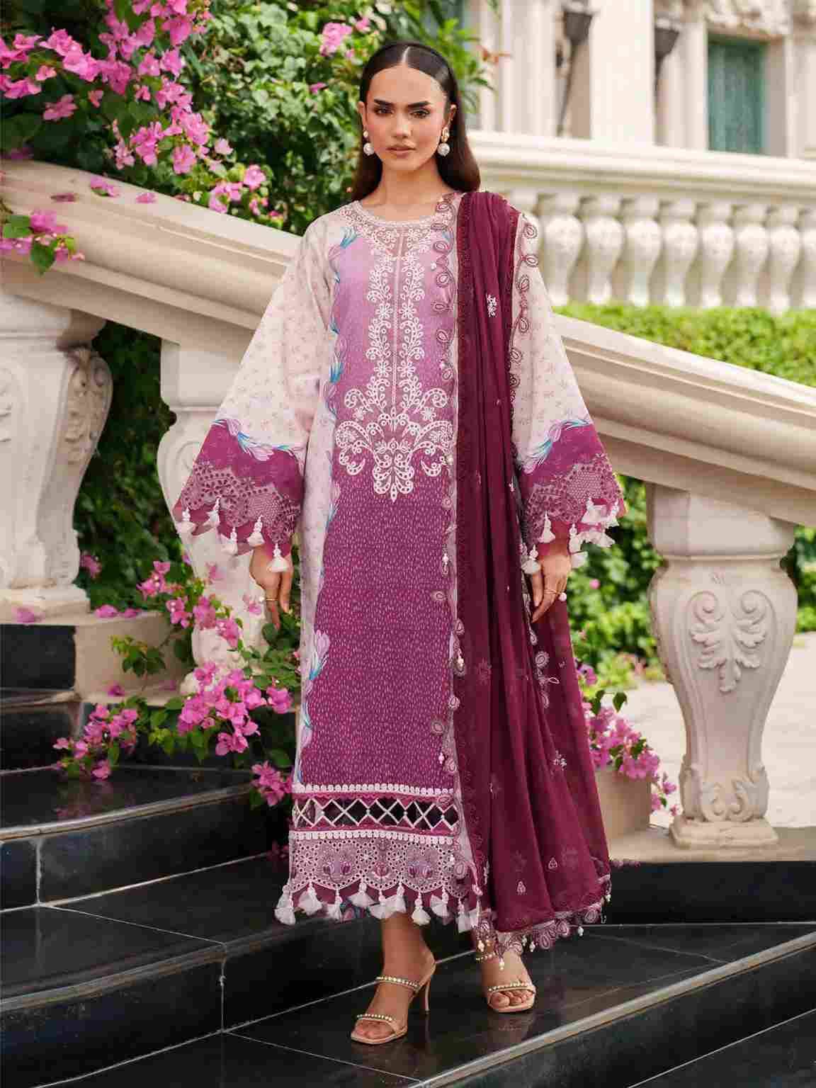 Ruhaniyat Vol-9 By Aabyaan 901 To 906 Series Beautiful Suits Colorful Stylish Fancy Casual Wear & Ethnic Wear Pure Cotton Embroidered Dresses At Wholesale Price