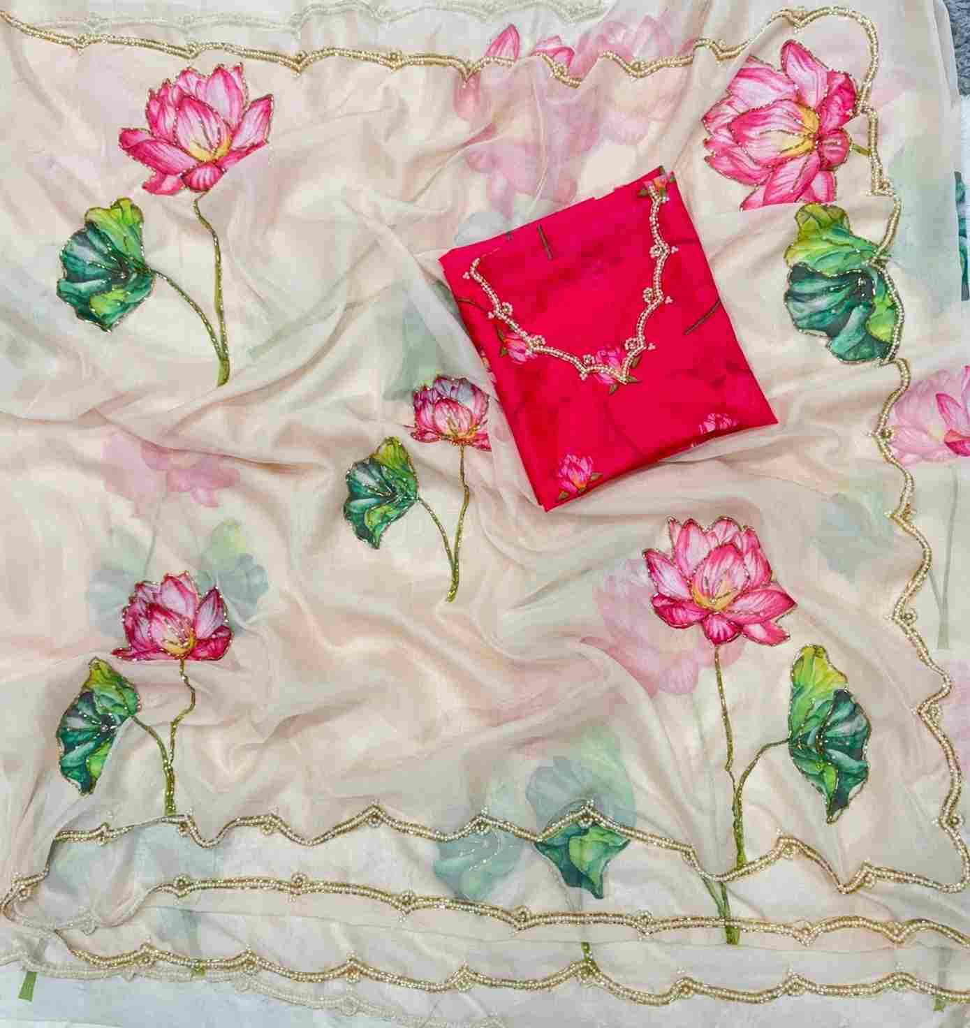 Vs-690 By Fashid Wholesale 01 To 08 Series Indian Traditional Wear Collection Beautiful Stylish Fancy Colorful Party Wear & Occasional Wear Pure Soft Tabby Organza Sarees At Wholesale Price