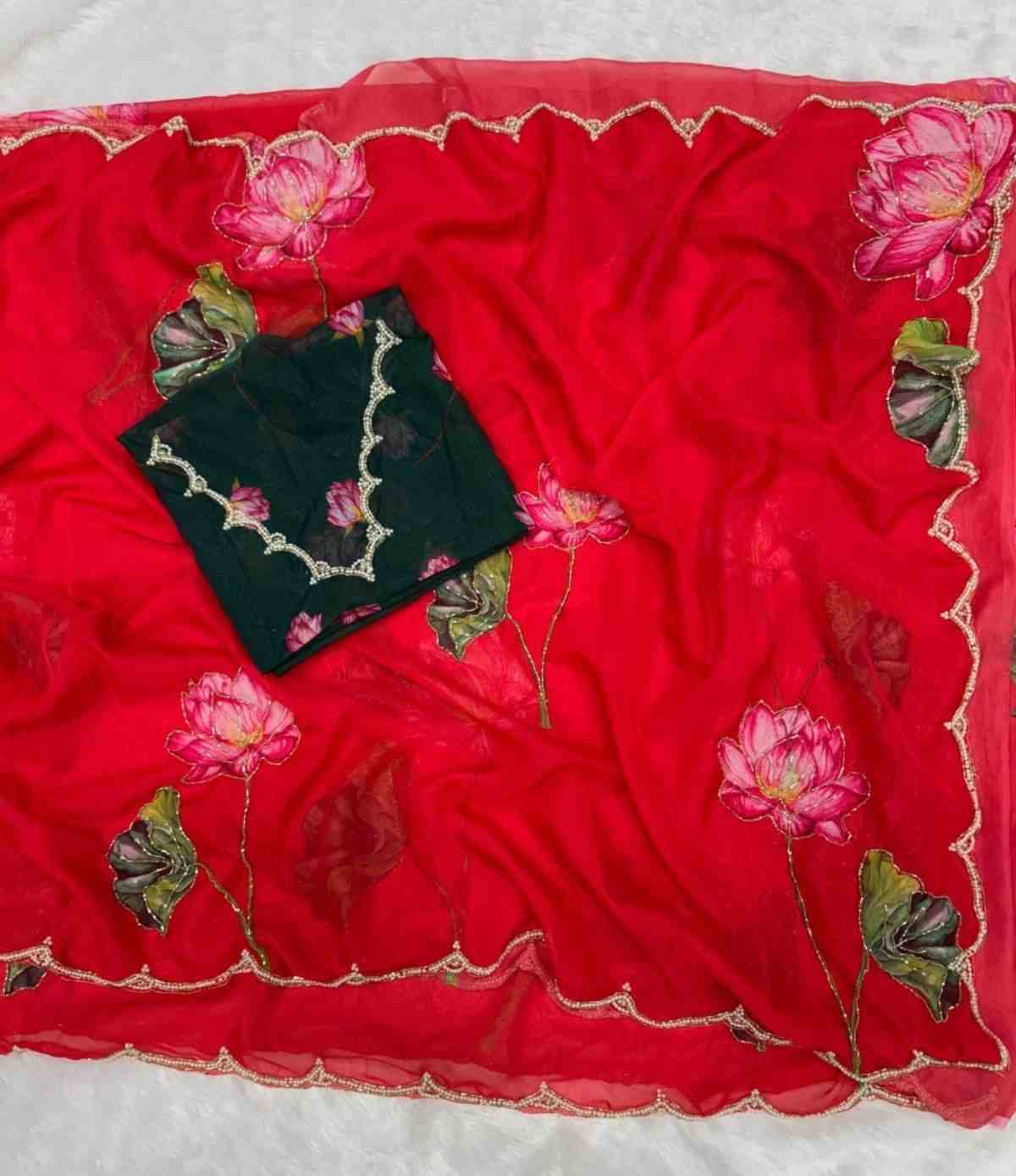 Vs-690 By Fashid Wholesale 01 To 08 Series Indian Traditional Wear Collection Beautiful Stylish Fancy Colorful Party Wear & Occasional Wear Pure Soft Tabby Organza Sarees At Wholesale Price