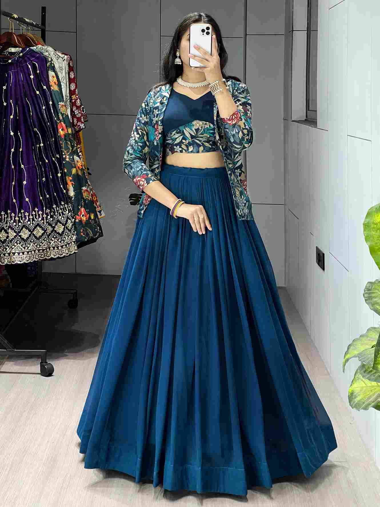 Gr-8210 By Fashid Wholesale 01 To 02 Series Navratri Wear Collection Beautiful Stylish Colorful Fancy Party Wear & Occasional Wear Heavy Georgette Lehengas At Wholesale Price