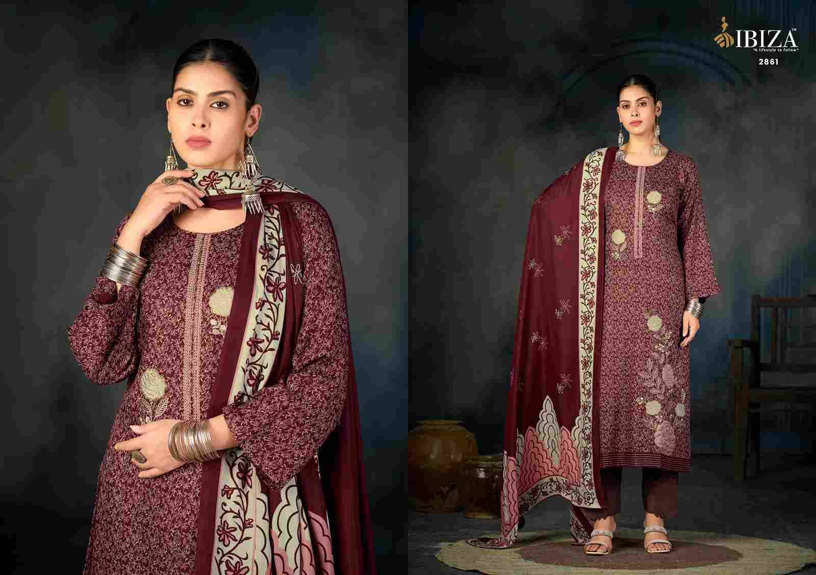 Virasat By Ibiza 2861 To 2864 Series Beautiful Festive Suits Colorful Stylish Fancy Casual Wear & Ethnic Wear Pure Viscose Pashmina Dresses At Wholesale Price