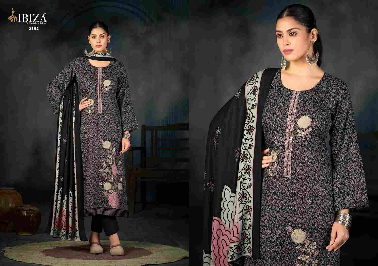 Virasat By Ibiza 2861 To 2864 Series Beautiful Festive Suits Colorful Stylish Fancy Casual Wear & Ethnic Wear Pure Viscose Pashmina Dresses At Wholesale Price