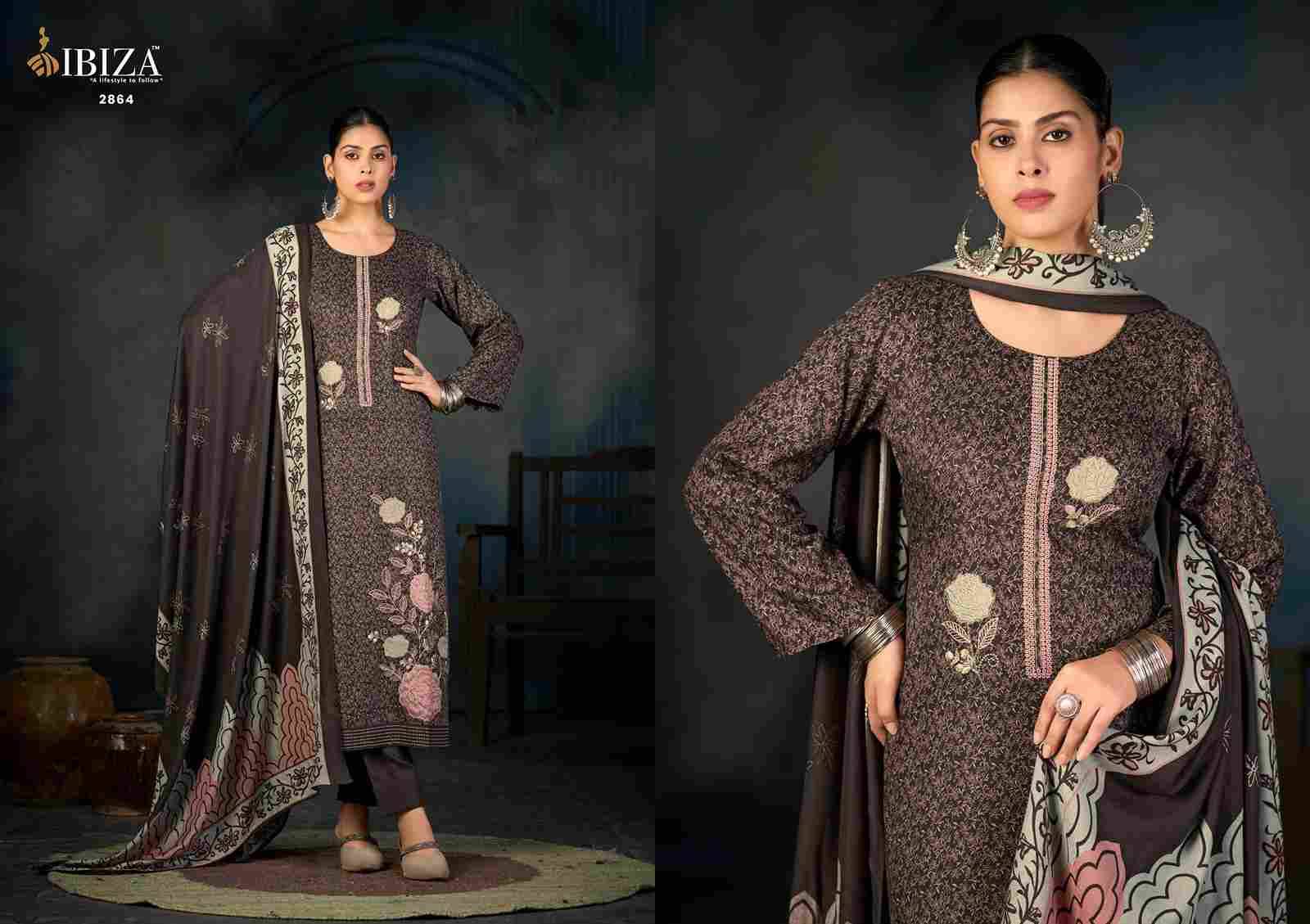 Virasat By Ibiza 2861 To 2864 Series Beautiful Festive Suits Colorful Stylish Fancy Casual Wear & Ethnic Wear Pure Viscose Pashmina Dresses At Wholesale Price