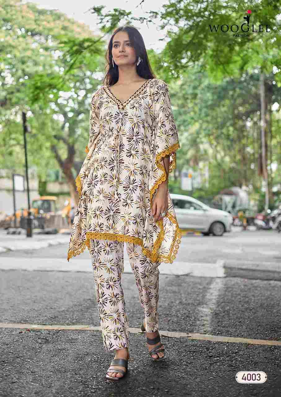 Sakira By Wooglee 4001 To 4004 Series Designer Stylish Fancy Colorful Beautiful Casual Wear & Ethnic Wear Cotton Co-Ord At Wholesale Price