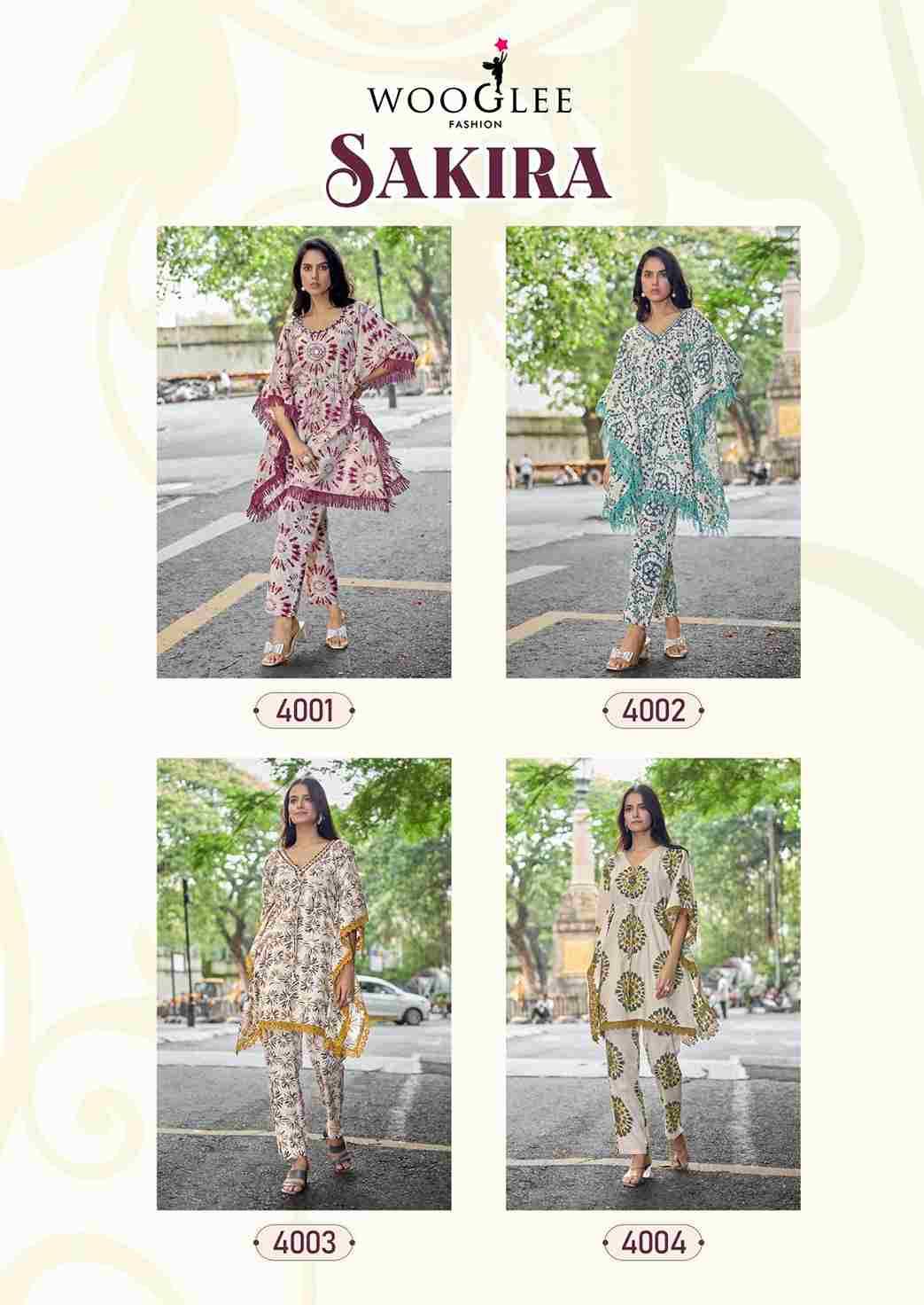 Sakira By Wooglee 4001 To 4004 Series Designer Stylish Fancy Colorful Beautiful Casual Wear & Ethnic Wear Cotton Co-Ord At Wholesale Price