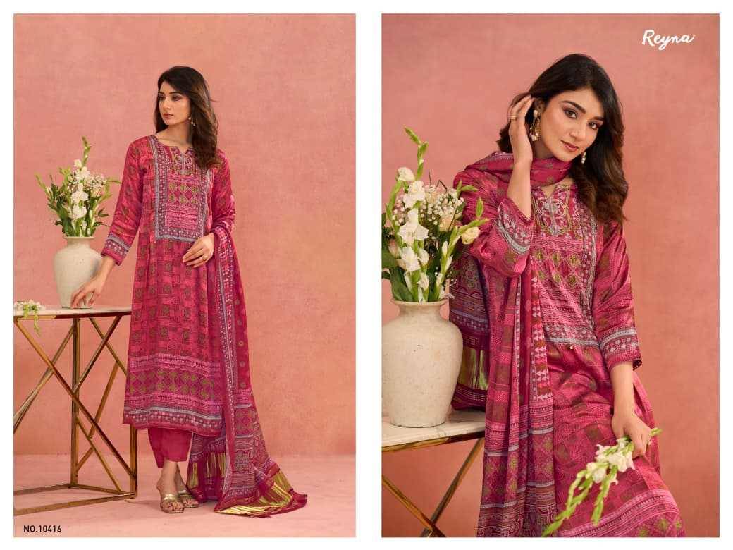 Nayeli By Reyna 10414 To 10417 Series Beautiful Festive Suits Colorful Stylish Fancy Casual Wear & Ethnic Wear Pure Bemberg Silk Dresses At Wholesale Price