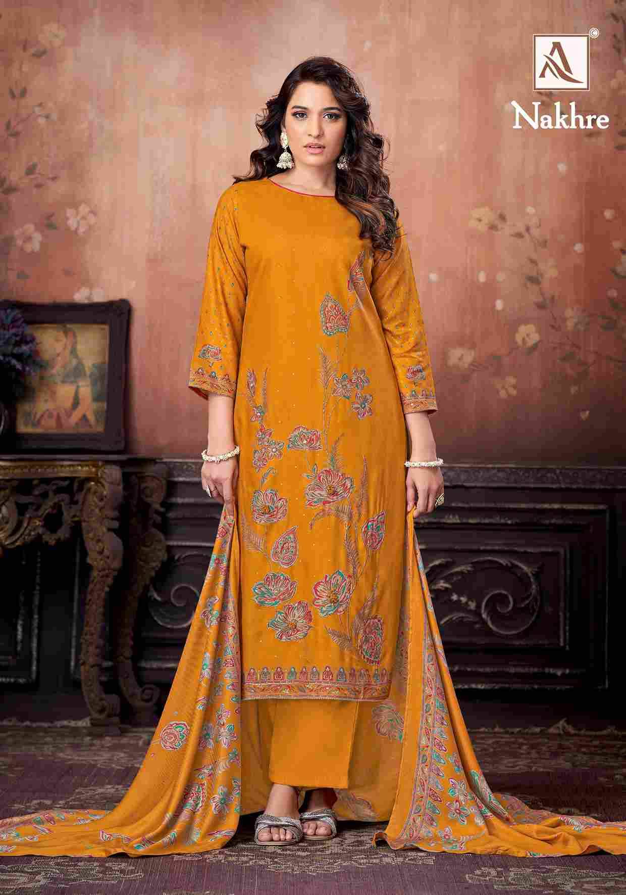 Nakhre By Alok Suit 2141-956-01 To 2141-956-06 Series Beautiful Festive Suits Stylish Fancy Colorful Casual Wear & Ethnic Wear Pure Viscose Pashmina Print Dresses At Wholesale Price